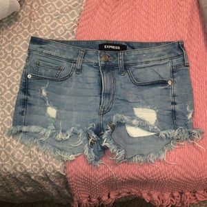 size 6 jean shorts